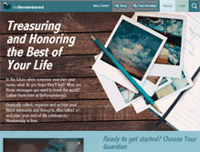 Tablet Screenshot of beremembered.com